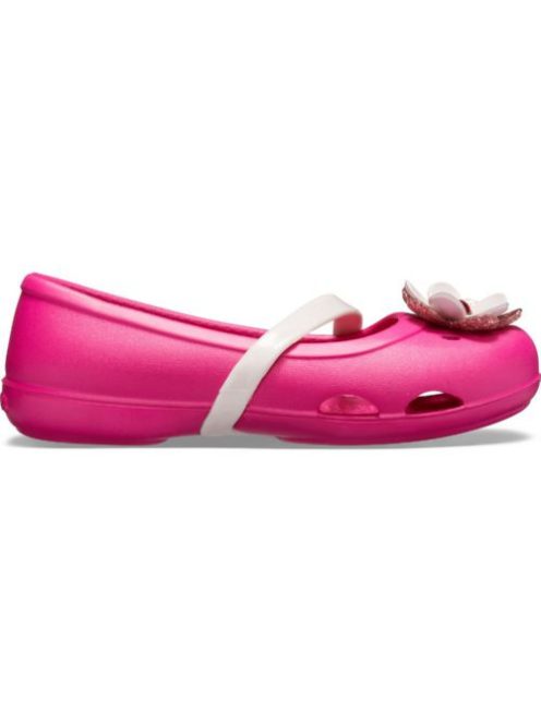 Crocs Lina Charm Flat Kids kislány balerina cipő*