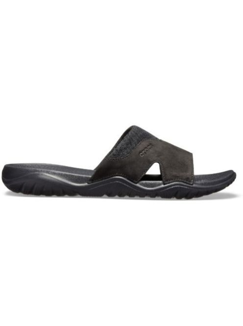 Crocs Swiftwater Leather Slide Men férfi papucs*