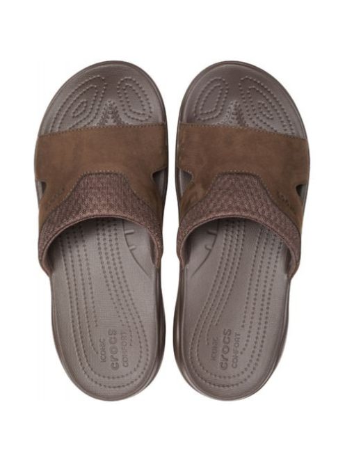 Crocs Swiftwater Leather Slide Men férfi papucs*