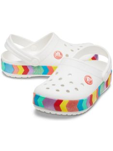 Crocs Crocband Chevron Beaded Clog Kids kislány papucs