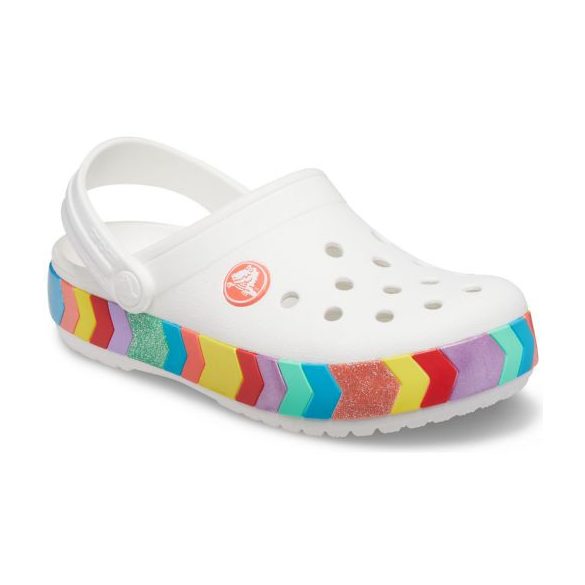 Crocs Crocband Chevron Beaded Clog Kids kislány papucs