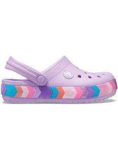 Crocs Crocband Chevron Beaded Clog Kids kislány papucs