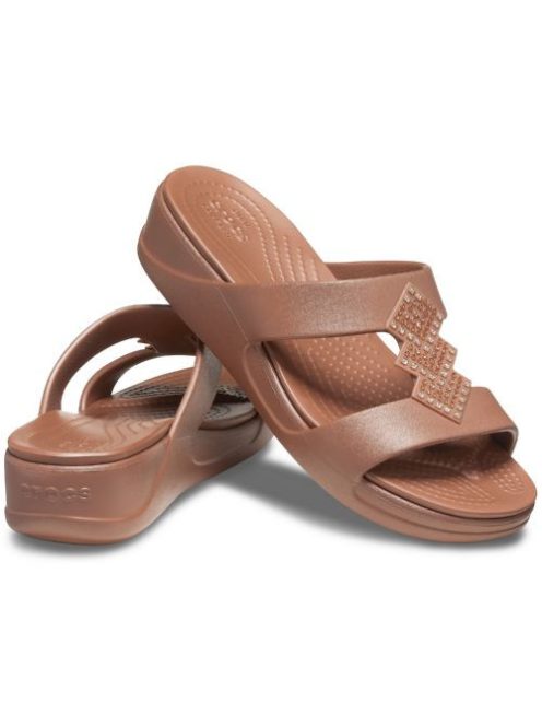 Crocs Monrterey Shimmer Slip on Wedge W'n női papucs