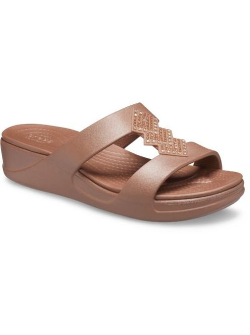 Crocs Monrterey Shimmer Slip on Wedge W'n női papucs