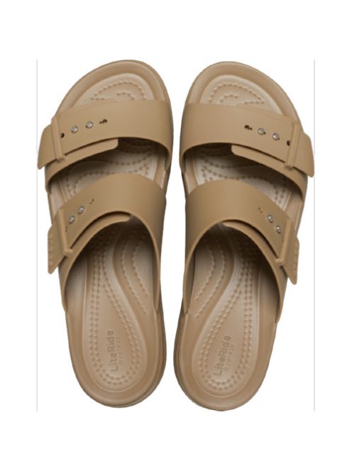 Crocs Brooklyn Buckle Low Wedge Sandal