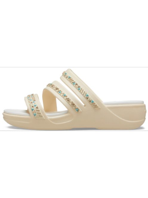 Crocs Boca Medallion Strappy Wedge Sandal Women