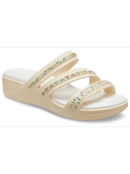 Crocs Boca Medallion Strappy Wedge Sandal Women