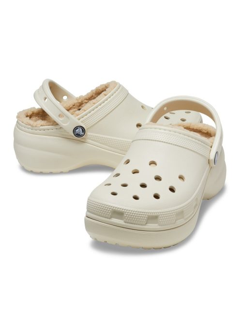 Crocs classic platform lined clog women