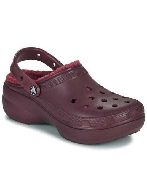 Crocs classic platform lined clog women