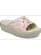 Crocs Classic Platform Snake Print Slide Clog