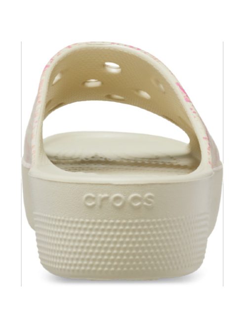 Crocs Classic Platform Snake Print Slide Clog