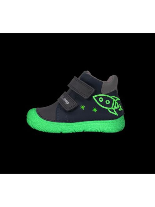D.D.Step Kisfiú bélelt bokacipő - 20-25 - Sun reactive - Fluoreszkáló talp