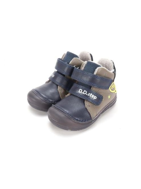 D.D.Step Kisfiú bélelt bokacipő - 20-25 - Sun reactive - Fluoreszkáló talp