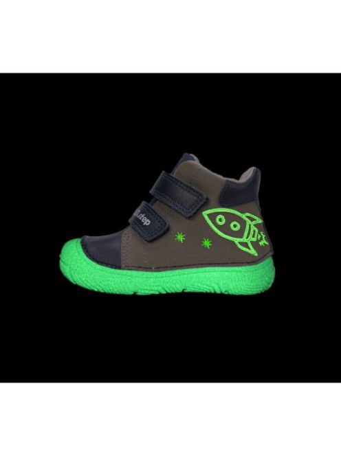D.D.Step Kisfiú bélelt bokacipő - 20-25 - Sun reactive - Fluoreszkáló talp
