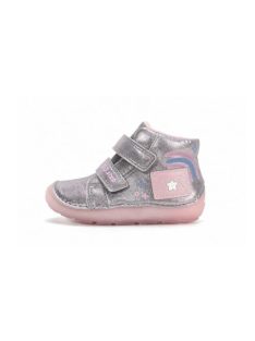   D.D.step kislány száras bélelt bokacipő - Barefoot, floureszkáló - 22-25