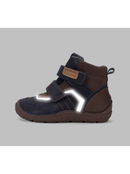 D.D.Step Kisfiú bélelt bokacipő - Barefoot - 31-33