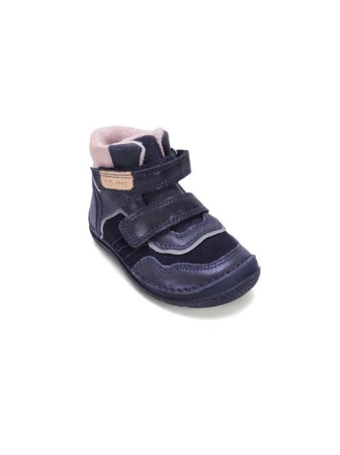 D.D.step kislány száras bélelt bokacipő - Barefoot, floureszkáló - 28-30