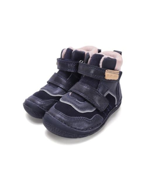 D.D.step kislány száras bélelt bokacipő - Barefoot, floureszkáló - 31-33