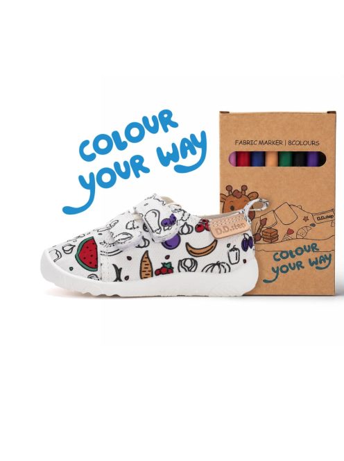 D.D.step unisex szobacipő / vászoncipő - Barefoot - 20-25