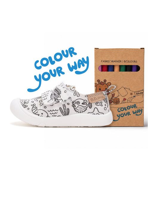 Ddstep unisex vászoncipő 28-33