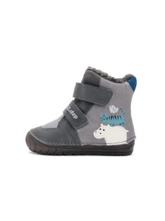   Ddstep kisfiú téli száras cipő - Fluoreszkáló - Vízlepergető bevonattal 19-24