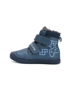   Ddstep kisfiú téli száras cipő -25-30 - Fluoreszkáló talppal - Vízlepergető bevonattal