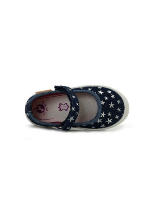 D.D.step kislány talpbetétes vászoncipő - 20-24